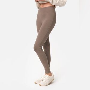 New Mate the Label Organic Stretch Full Length Legging Size M Pebble $98
